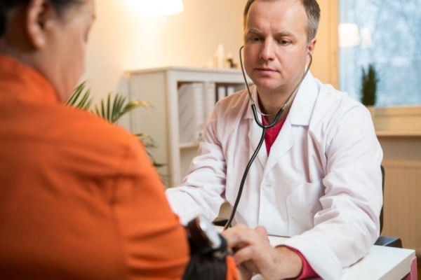 man going for his annual physician examination to prevent serous health issues as he ages