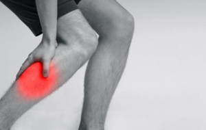 Man experiencing leg pain from neuropathy