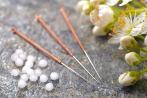 Acupuncture needs homeopathic medicine for pad