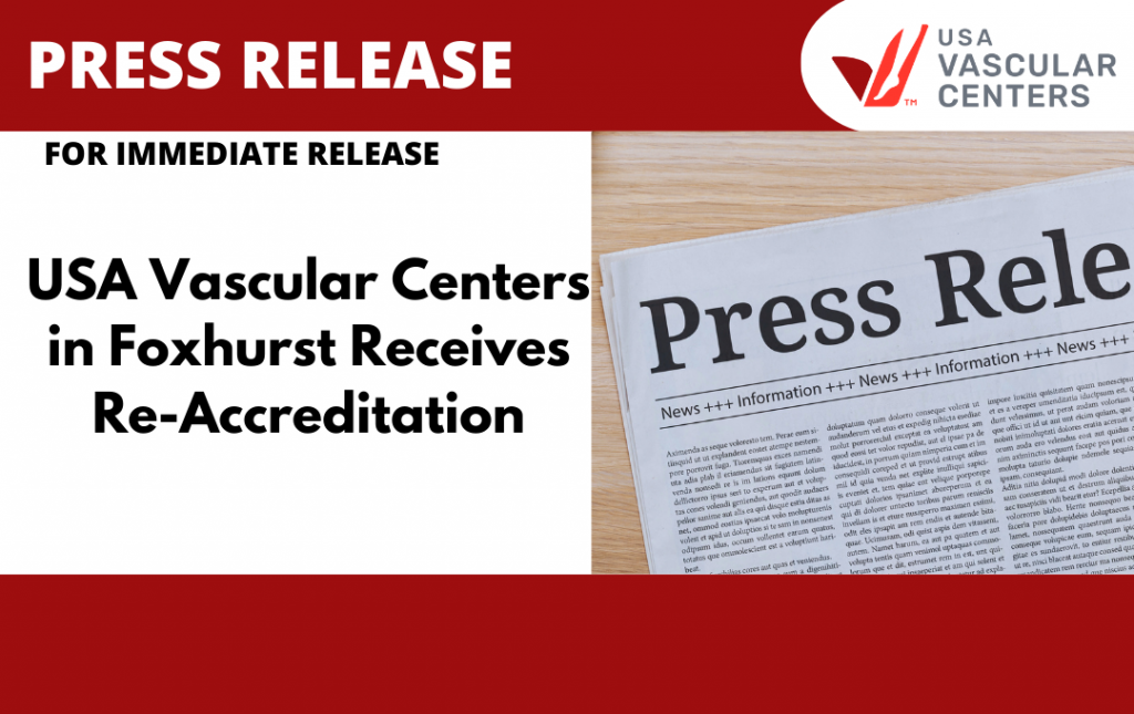 USA Vascular Centers in Foxhurt, Bronx, NY receives re-accreditation from AAAHC