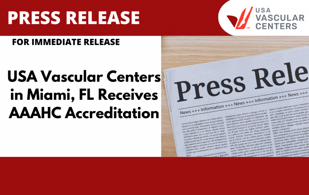 USA Vascular Centers in Miami, FL Receives Accreditation