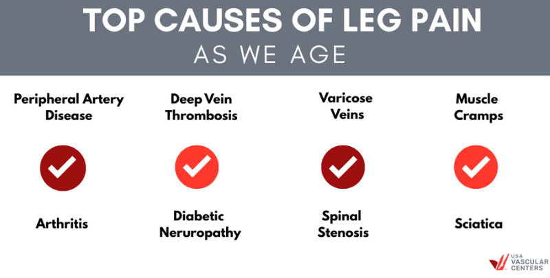 Common Causes of Leg Pain in The Elderly and Older Adults