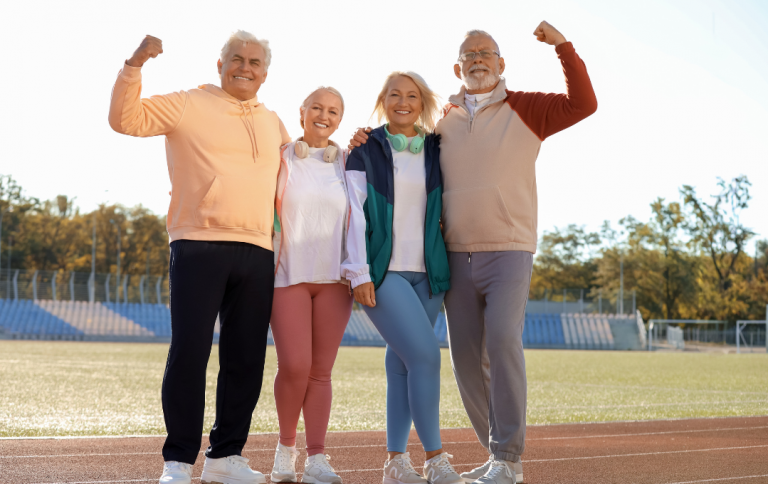 Group of older adults who may be at risk for peripheral artery disease.